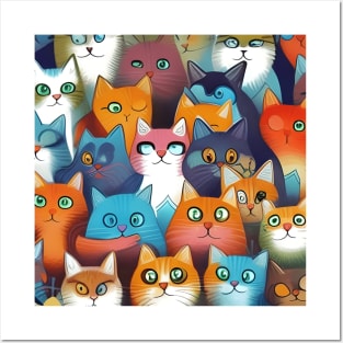 Cats and More Cats Posters and Art